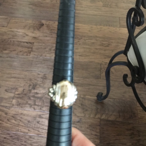 Sterling Silver with Gold Ring - size 7 - Picture 8 of 8